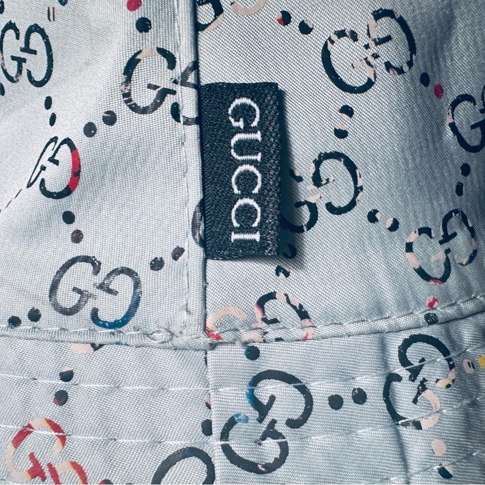 You Gotta Regatta Light Blue Gucci Summer Unisex Bucket Hat Monogram - Picture 12 of 16